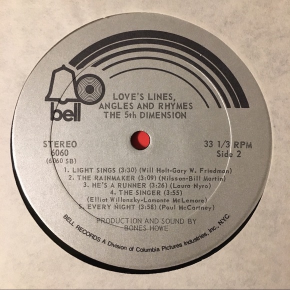 5th Dimension -“Love’s, Lines Angels and Rhymes”LP - Picture 4 of 5